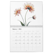Calendrier Bonne année florale (Feb 2026)