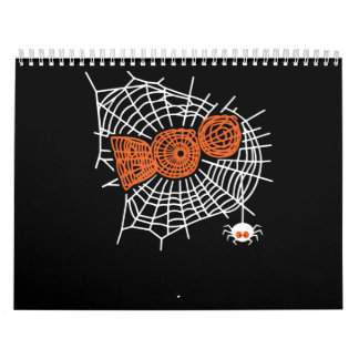 Calendrier Boo Spider Web Funny mignon Spider Web Graphique