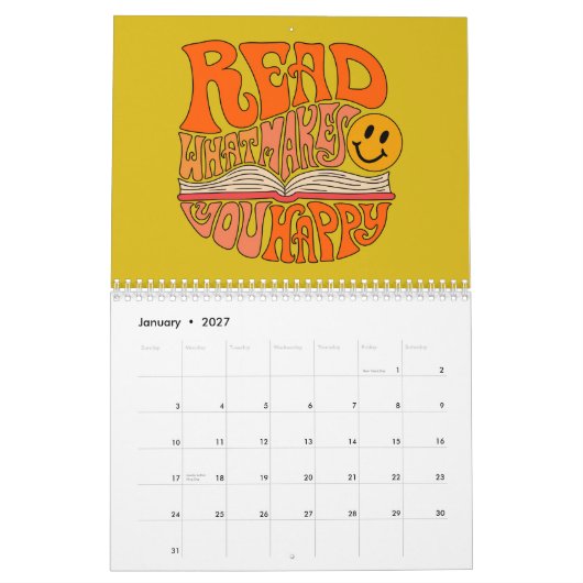 Calendrier Bookish Illustrated Calendar (Jan 2027)
