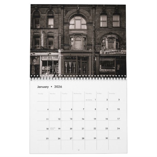 Calendrier Books and Bistros and Butchers No 4 (Jan 2026)