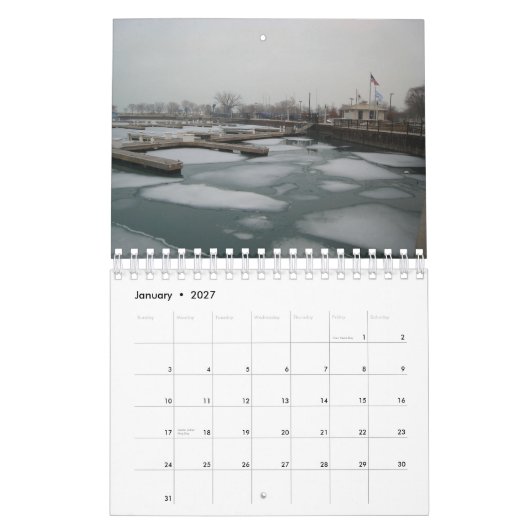Calendrier Bord de mer 2011 de Chicago (Jan 2027)