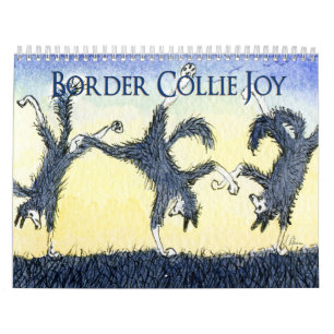 Calendrier Bordure Collie Joy calendrier, une page/image par