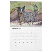 Calendrier Bordure Collie Joy calendrier, une page/image par  (Feb 2027)