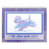 Calendrier Borgo's The Artful Westie 2023 Calendar (Protection)