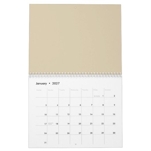 Calendrier Botanical Bliss (Jan 2027)