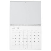 Calendrier Botanique Aquarelle 2026 – Minimalisme  (Mar 2027)