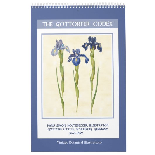 Calendrier botanique vintage - Le Codex Gottorfer (Protection)