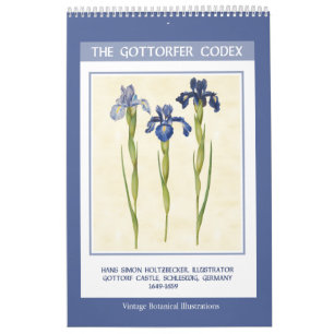 Calendrier Botanique vintage - Le Gottorfer Codex 2026