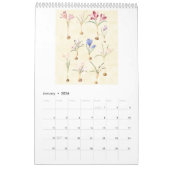 Calendrier Botanique vintage - Le Gottorfer Codex 2026 (Jan 2026)