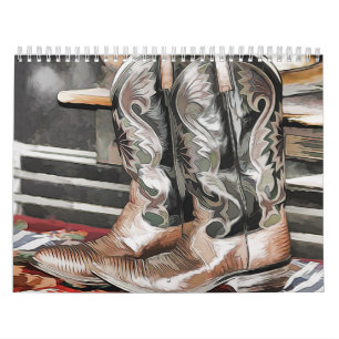 Calendrier Botte de cowboy