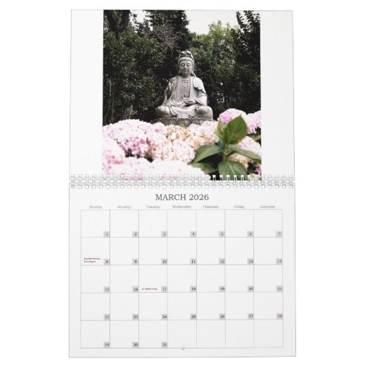 Calendrier Bouddha 2023 (Mar 2026)