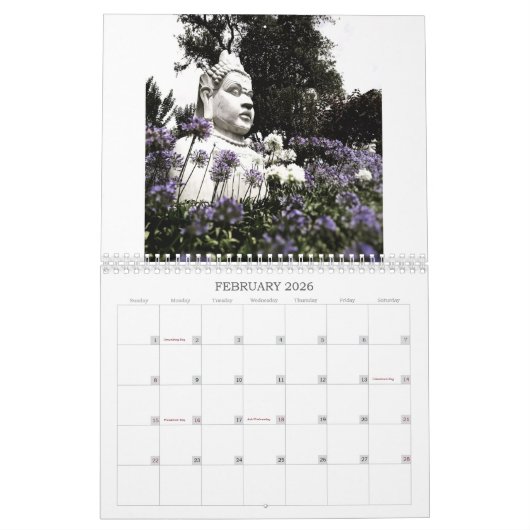 Calendrier Bouddha 2023 (Feb 2026)