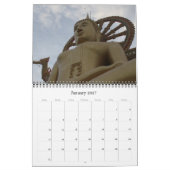 Calendrier bouddha 2025 (Jan 2027)