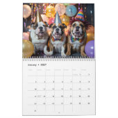 Calendrier Bouledogue (Jan 2027)