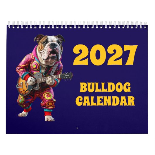 Calendrier Bouledogue 2027 (Protection)