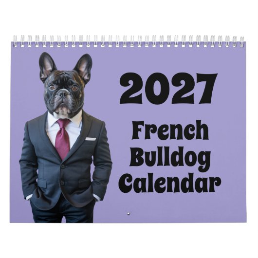 Calendrier Bouledogue Français 2027 (Protection)