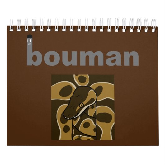 Calendrier bouman ball python series (Protection)