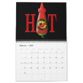 Calendrier Bouteille de sauce chaude (Feb 2027)