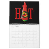 Calendrier Bouteille de sauce chaude (Mar 2027)