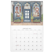 Calendrier Boutiques aquarelles (Jan 2027)