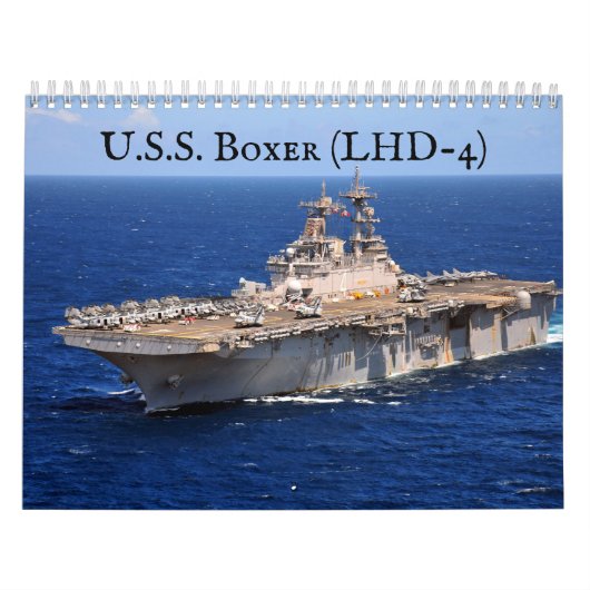 Calendrier Boxer USS (LHD-4) (Protection)