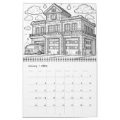 Calendrier Brave Heroes Fire Secourt Coloring Livre 2025/2026 (Jan 2026)