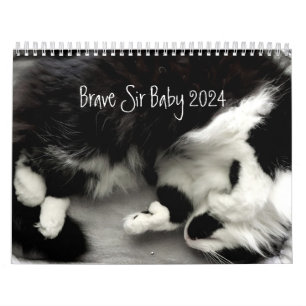 Calendrier Brave Sir Baby Tuxedo Chat