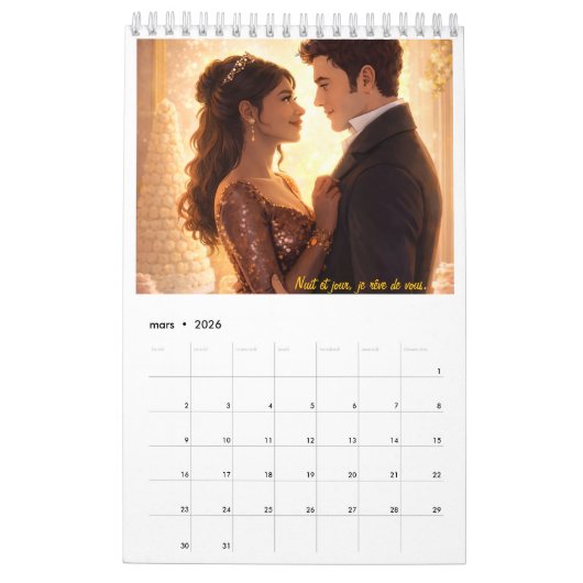 Calendrier Bridgerton inspired (Mar 2026)