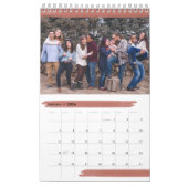 Calendrier Bright & Colorful Brush Strokes 12 mois Photo (Jan 2026)