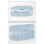 Calendrier Bright Watercolor Brush Quote Calendar 2026 (Jan 2026)