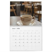 Calendrier broken teacup inspirational mental health calendar (Mar 2026)