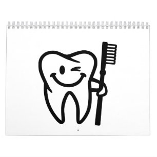 Calendrier Brosse à dents heureuse de dent