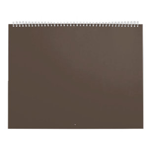 Calendrier Brown #5E4E44, foie