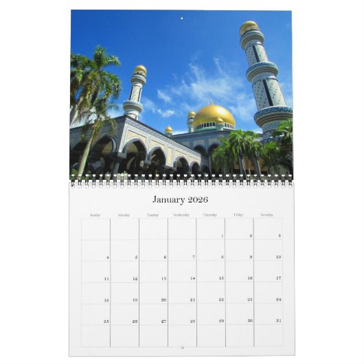 Calendrier brunei 2025 (Jan 2026)