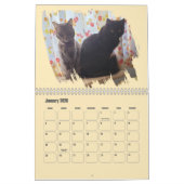 Calendrier Brushstroke Opening Feline Masterpiece Photo (Jan 2026)