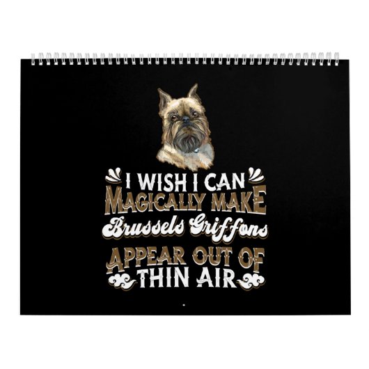 Calendrier Brussels Griffon Dogs (Protection)