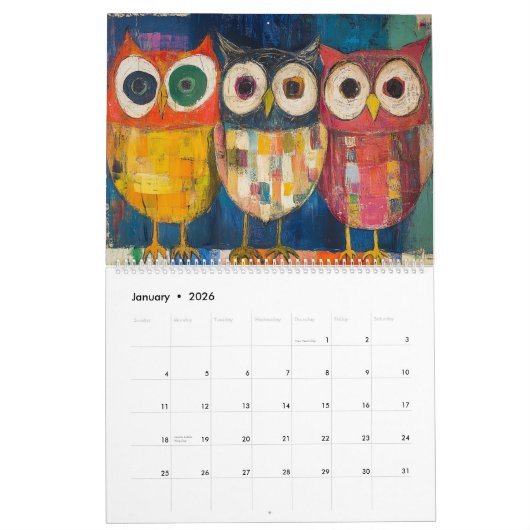 Calendrier Brut (Jan 2026)