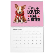 Calendrier Bull Terrier (Feb 2027)