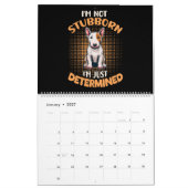 Calendrier Bull Terrier (Jan 2027)