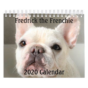 Calendrier Bulldog français 2020-Fredrick le fran