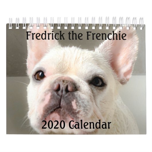 Calendrier Bulldog français 2020-Fredrick le franç (Protection)