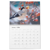 Calendrier Bullfinch Bird (Jan 2026)