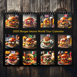 Calendrier Burger Mania World Tour 2025/2026