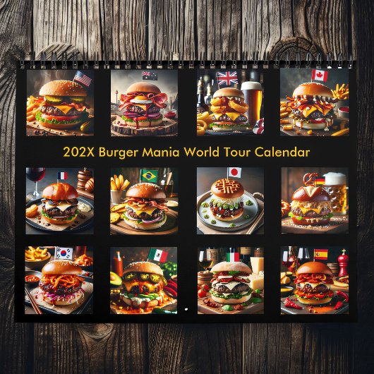 Calendrier Burger Mania World Tour 2025/2026