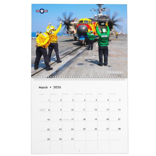 CALENDRIER C-2A GREYHOUND (Mar 2026)