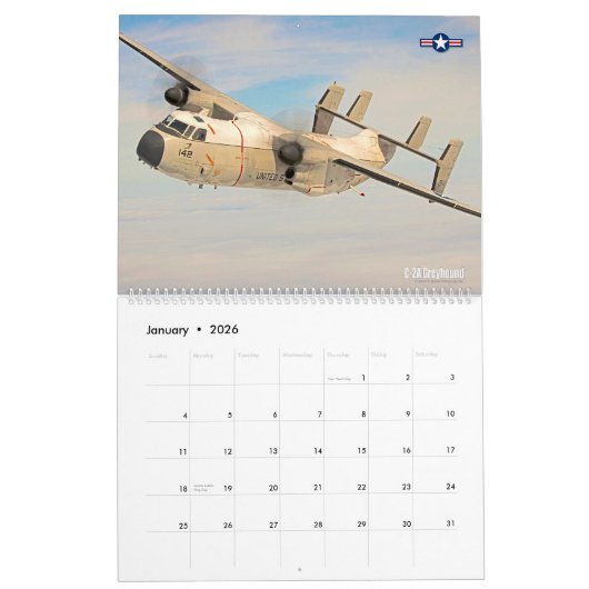 CALENDRIER C-2A GREYHOUND (Jan 2026)