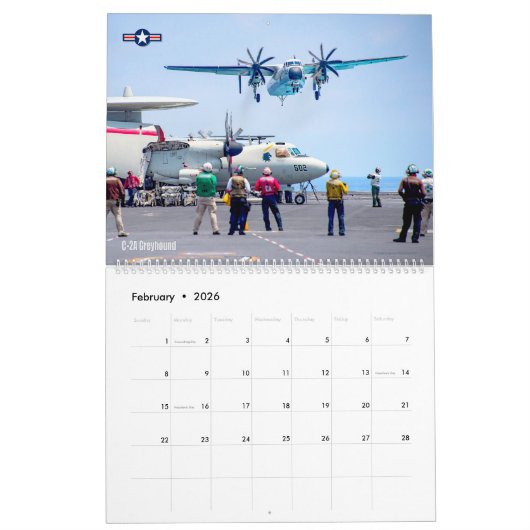 CALENDRIER C-2A GREYHOUND (Feb 2026)