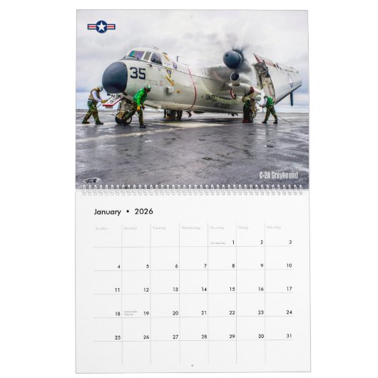 CALENDRIER C-2A GREYHOUND (Jan 2026)