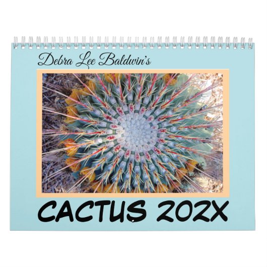 Calendrier Cactus 202X par Debra Lee Baldwin (Protection)