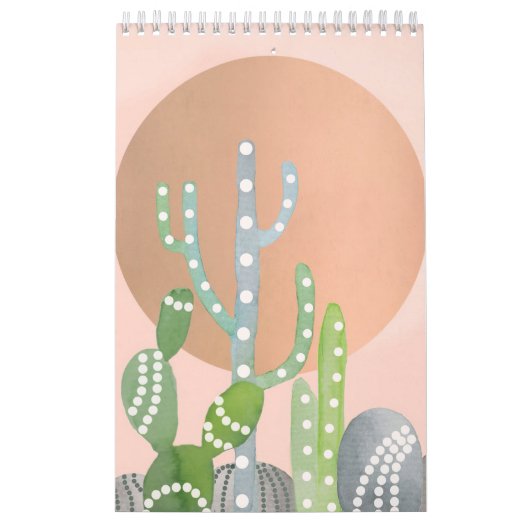 Calendrier Cactus bohémien (Protection)